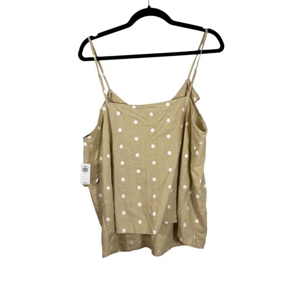 Old Navy Wrap Effect Polka Dot Cami Blouse Size XL NEW with Tags - Picture 6 of 7
